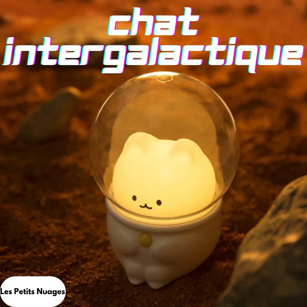 Veilleuse Chat intergalactique ! 🚀😺