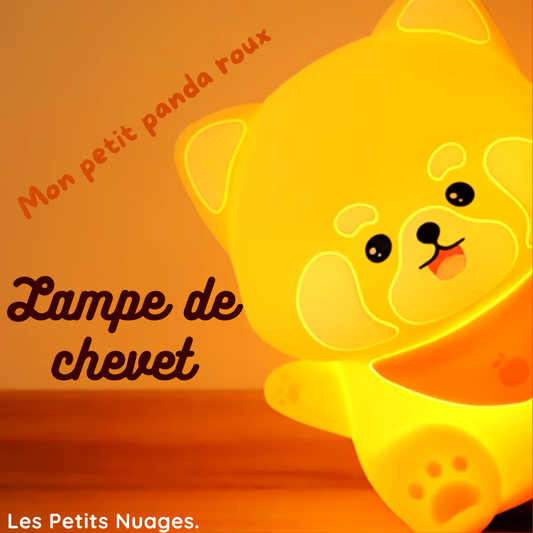 Lampe de Chevet Panda Roux